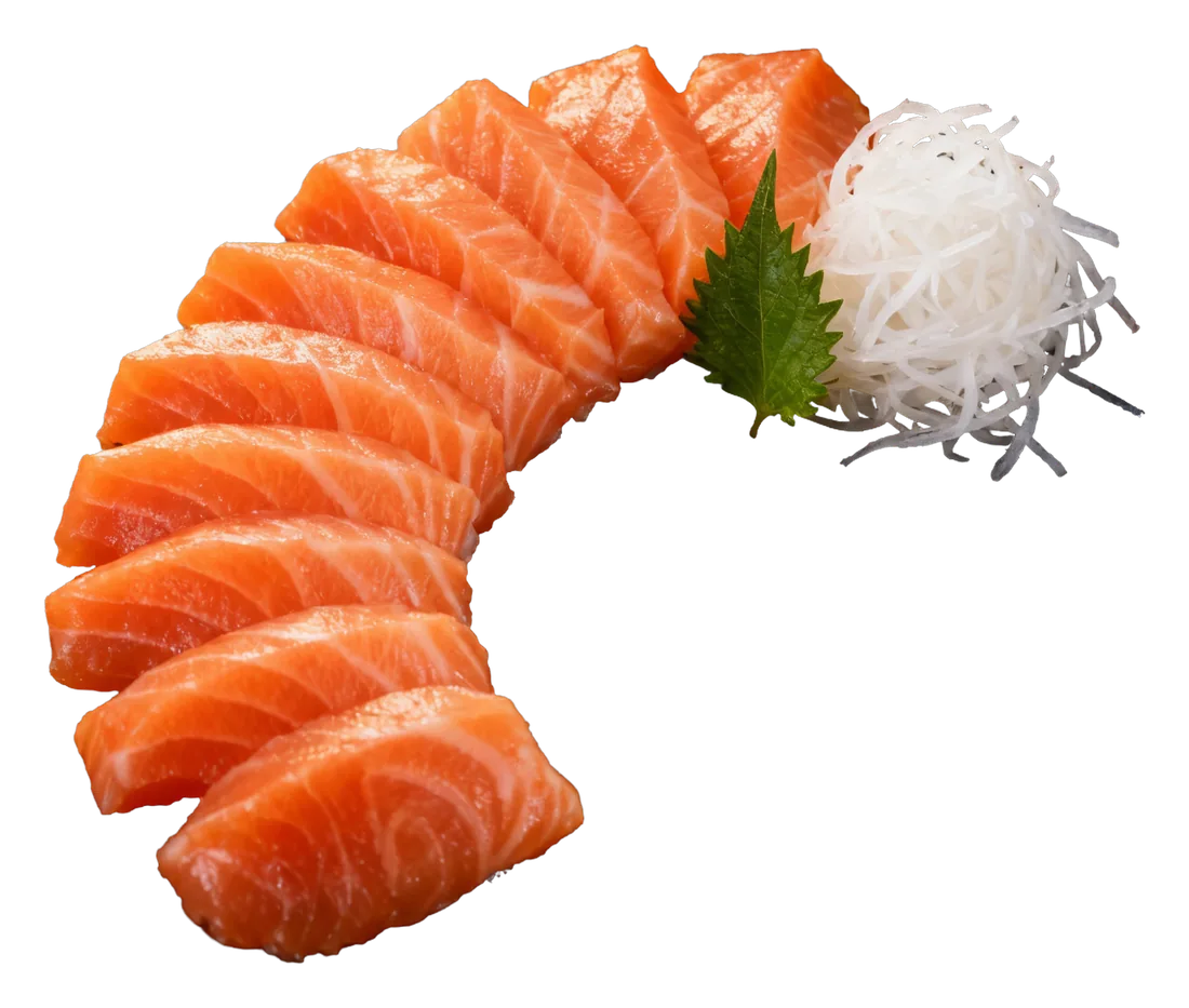 Sashimi de salmón